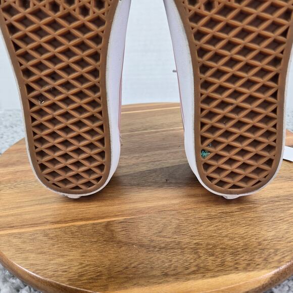 Vans Old Skool Pink White Casual Athletic Daily Y2K Sneakers Womens 7 - Picture 10 of 12